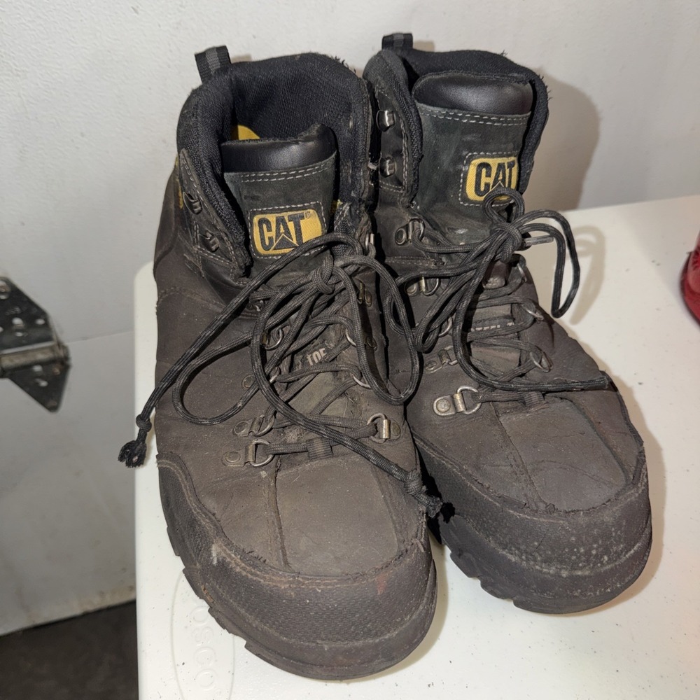 Caterpillar Work Boots Number P90936 Size 14 Used